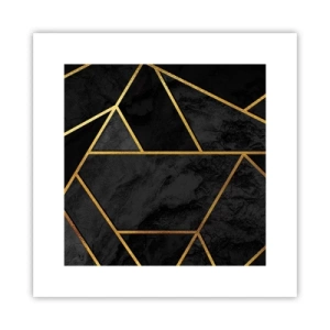 Plakat - Mørke og lys - 30x30 cm