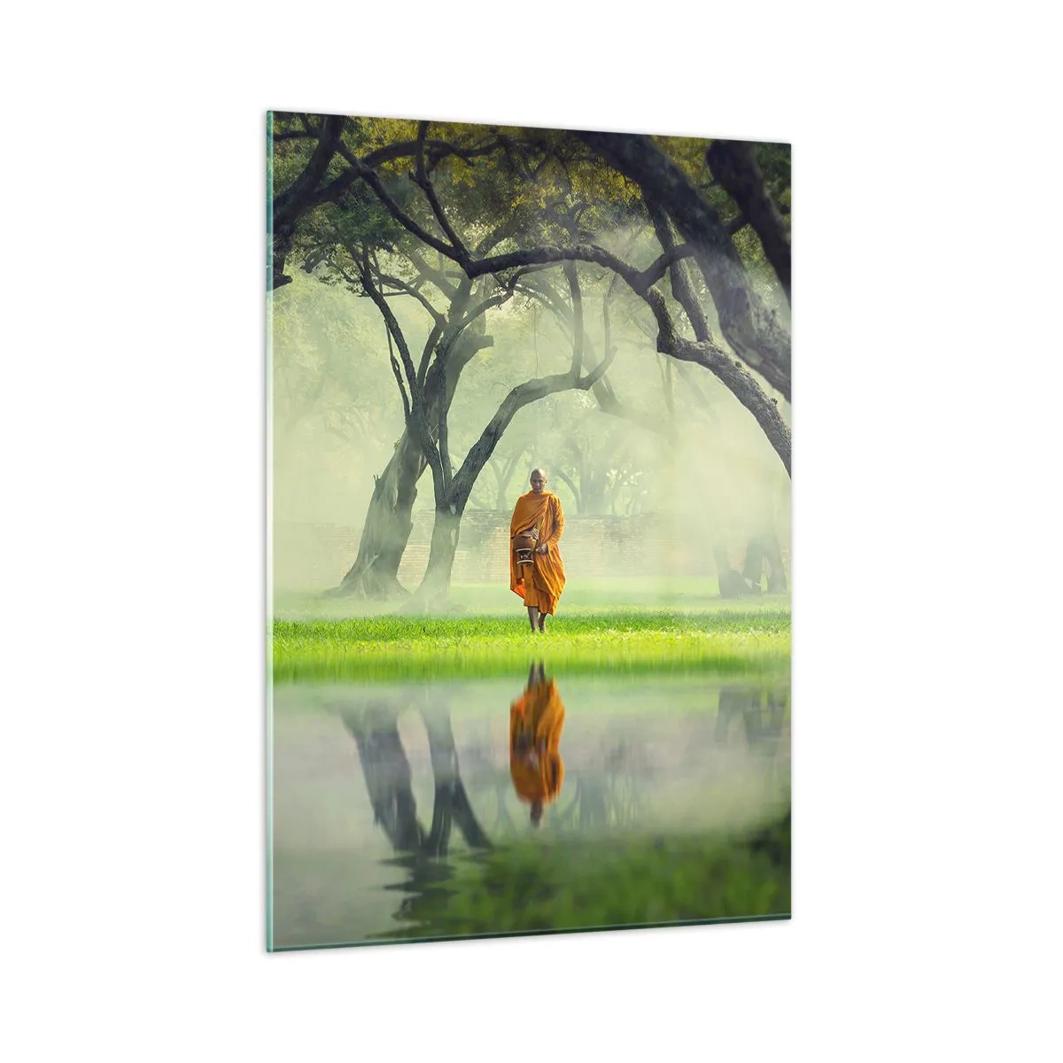 Billede på glas - På vej mod oplysning - 50x70 cm
