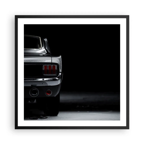 Plakat i sort ramme - Klassisk charme - 60x60 cm