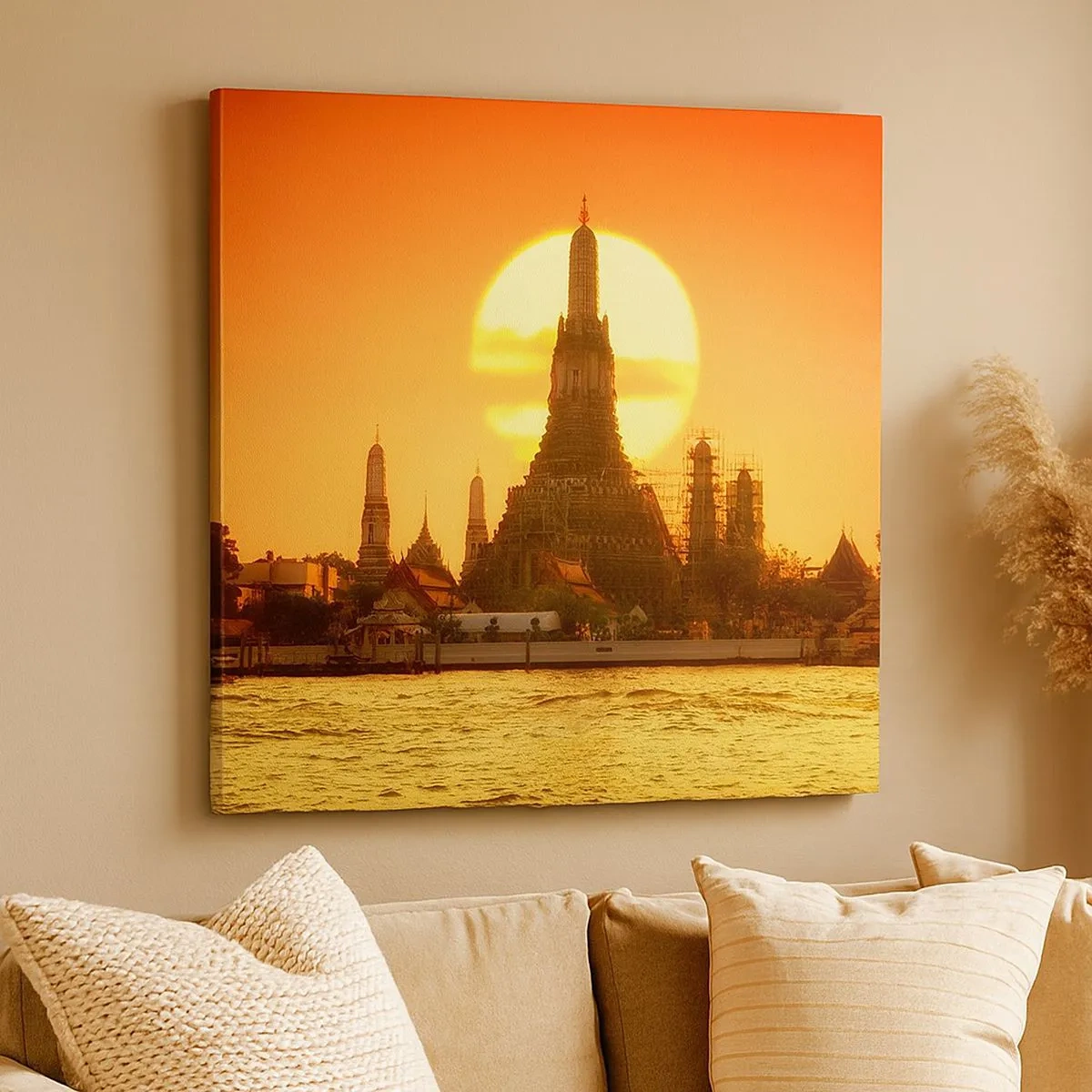 Lærredstryk - Billede på lærred - Mod solen, altid mod solen - 30x30 cm