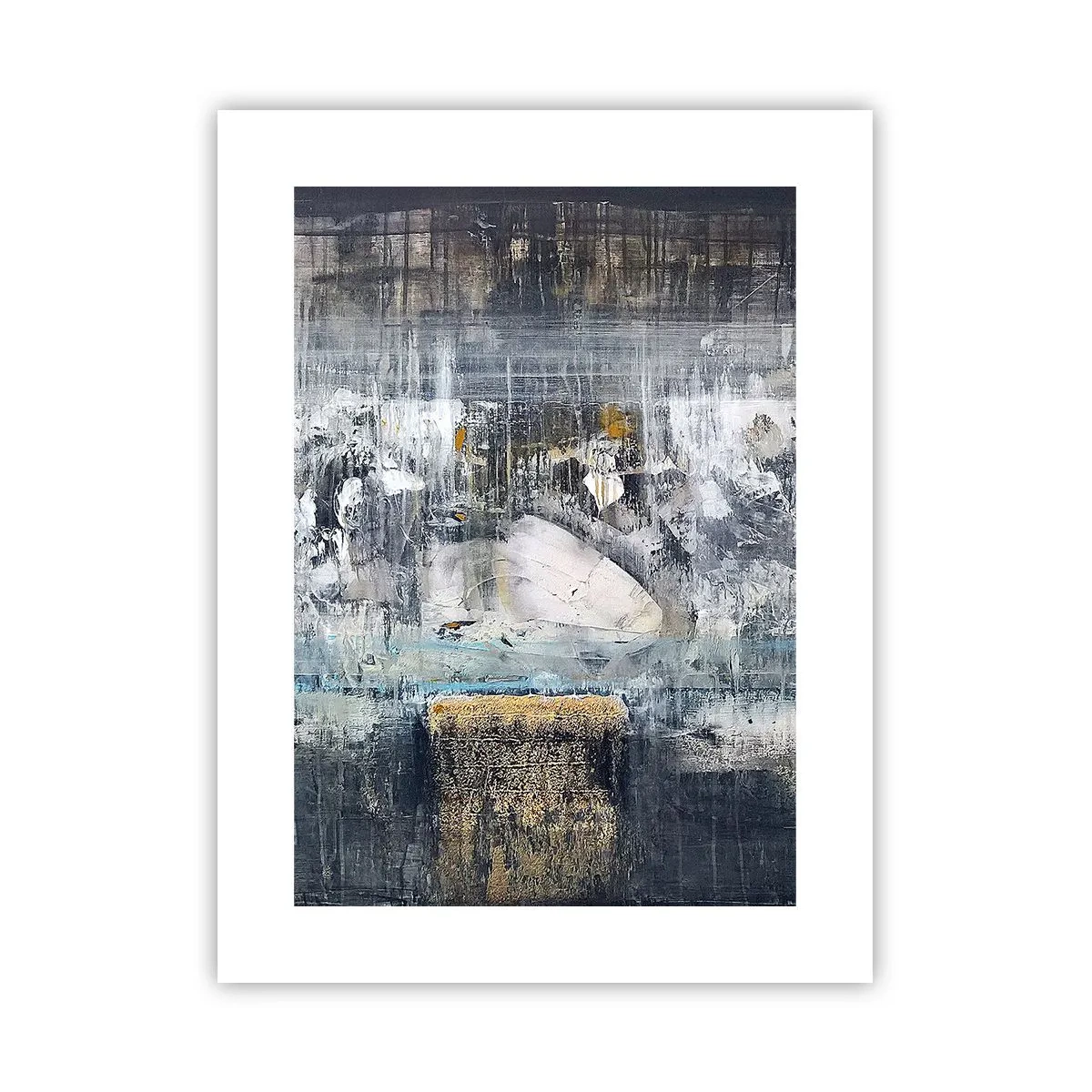 Plakat - Som på is, som på fortovet - 30x40 cm