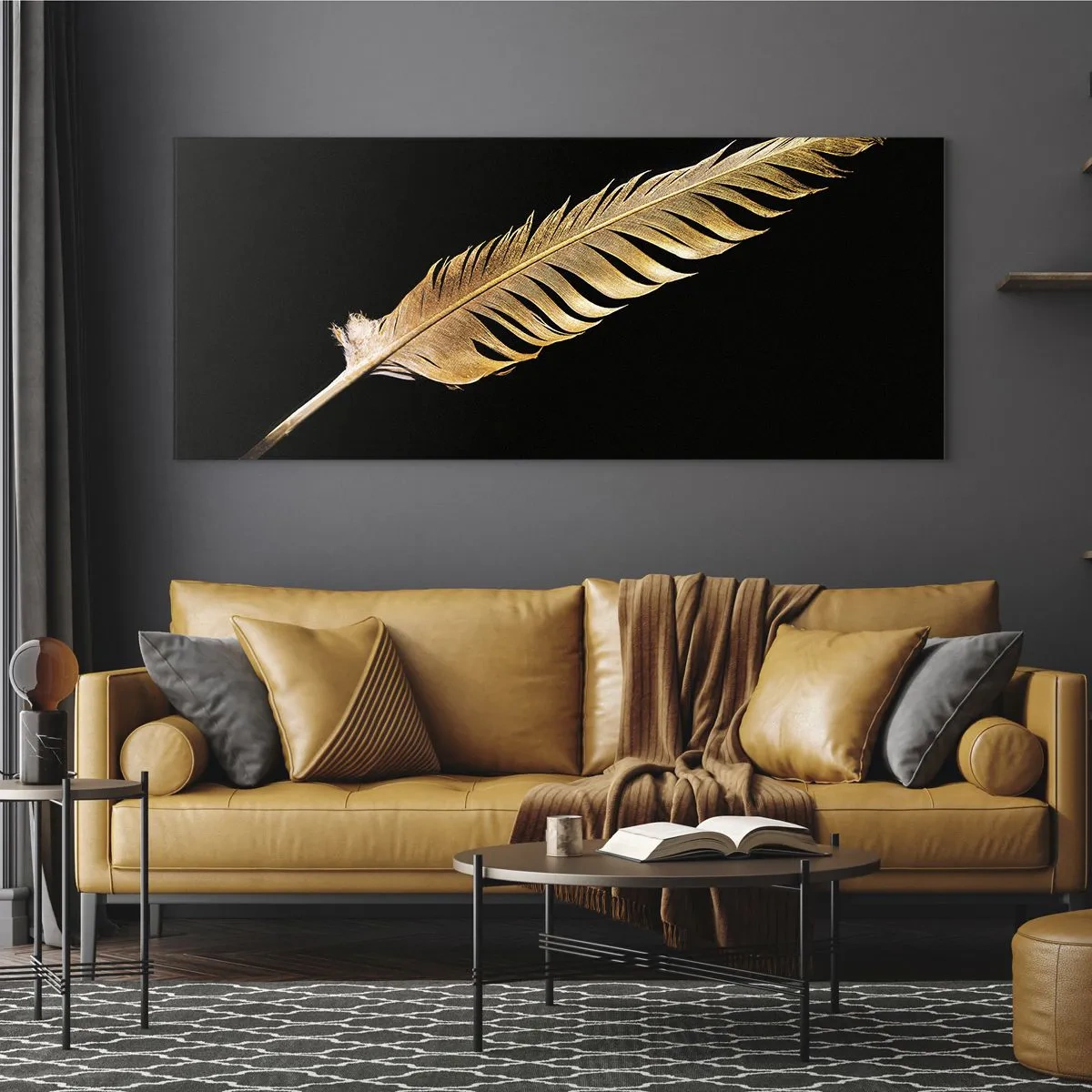 Billede på glas - Det er ikke nogen ringe præstation, at den... - 120x50 cm
