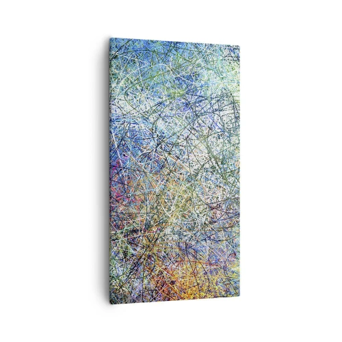 Lærredstryk - Billede på lærred - Så enkelt er det ikke - 55x100 cm