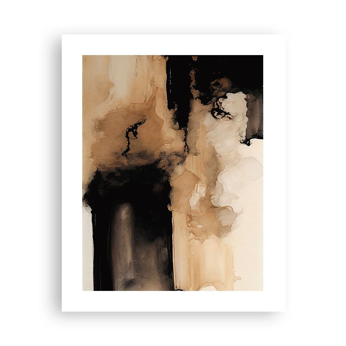 Plakat - En spændende abstraktion - 40x50 cm
