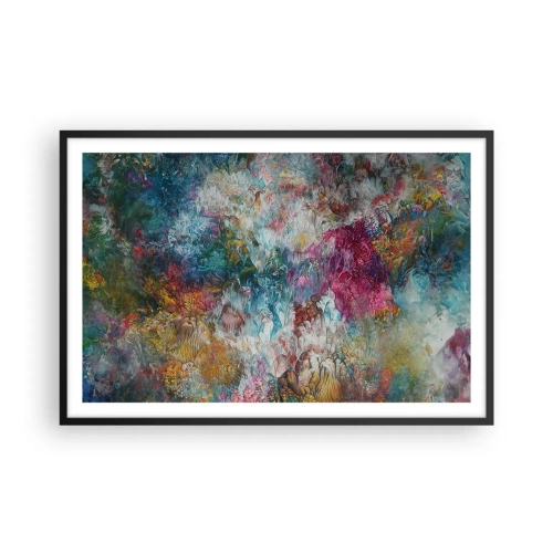 Plakat i sort ramme - I fuldt flor - 91x61 cm