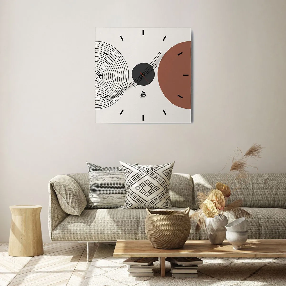 Vægur, Uret - I rampelyset - 30x30 cm