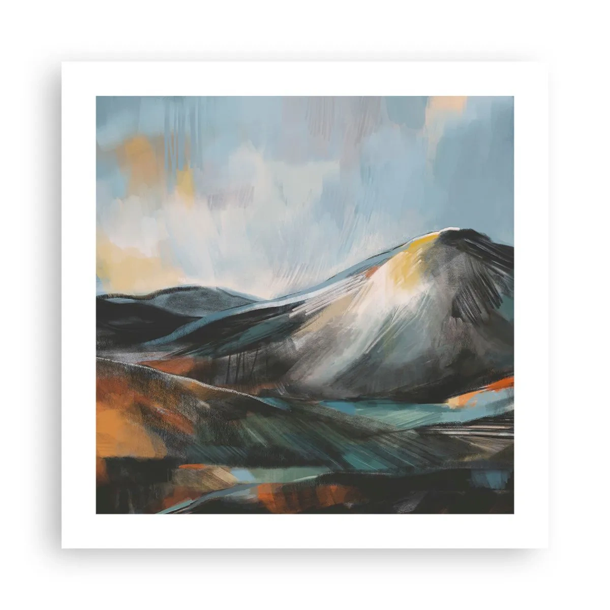 Plakat - Rå og smuk - 50x50 cm