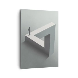 Lærredstryk - Billede på lærred - Og dog er det muligt - 50x70 cm