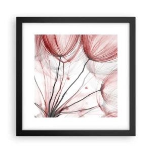 Plakat i sort ramme - Før afgang - 30x30 cm