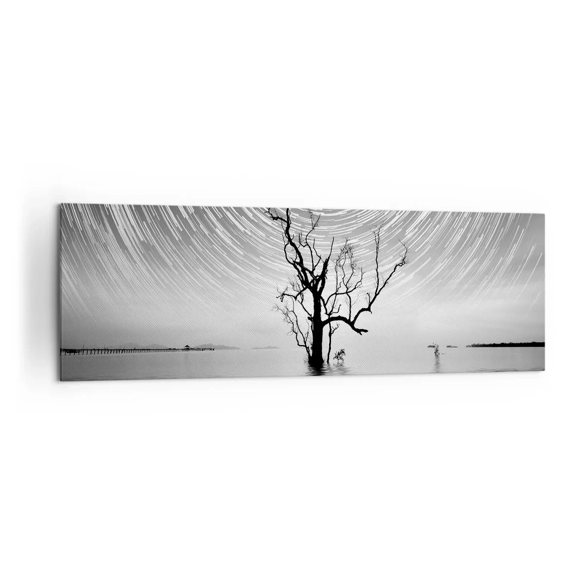 Lærredstryk - Billede på lærred - En natursymfoni - 160x50 cm