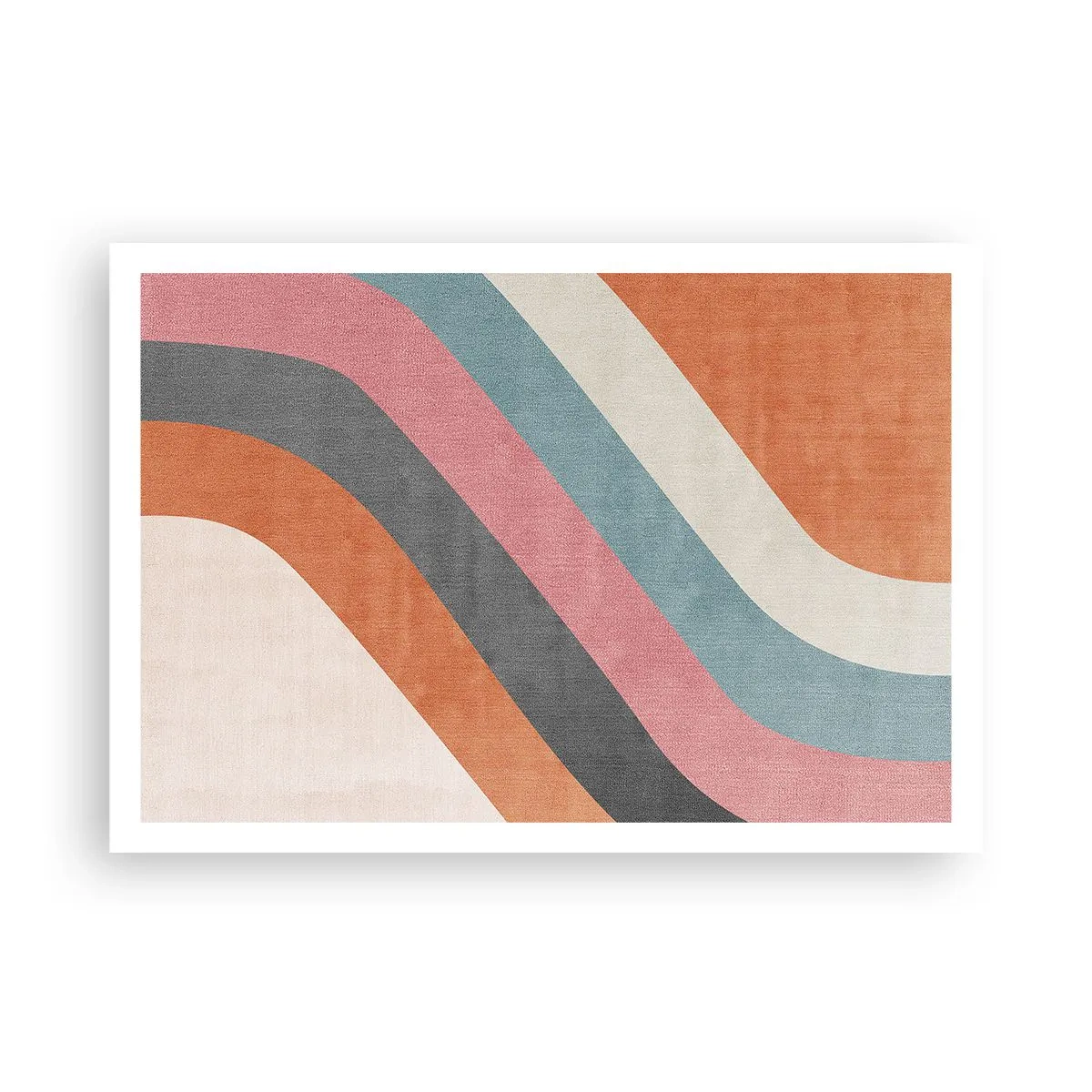 Plakat - Diagonal komposition - bevægelse - 100x70 cm