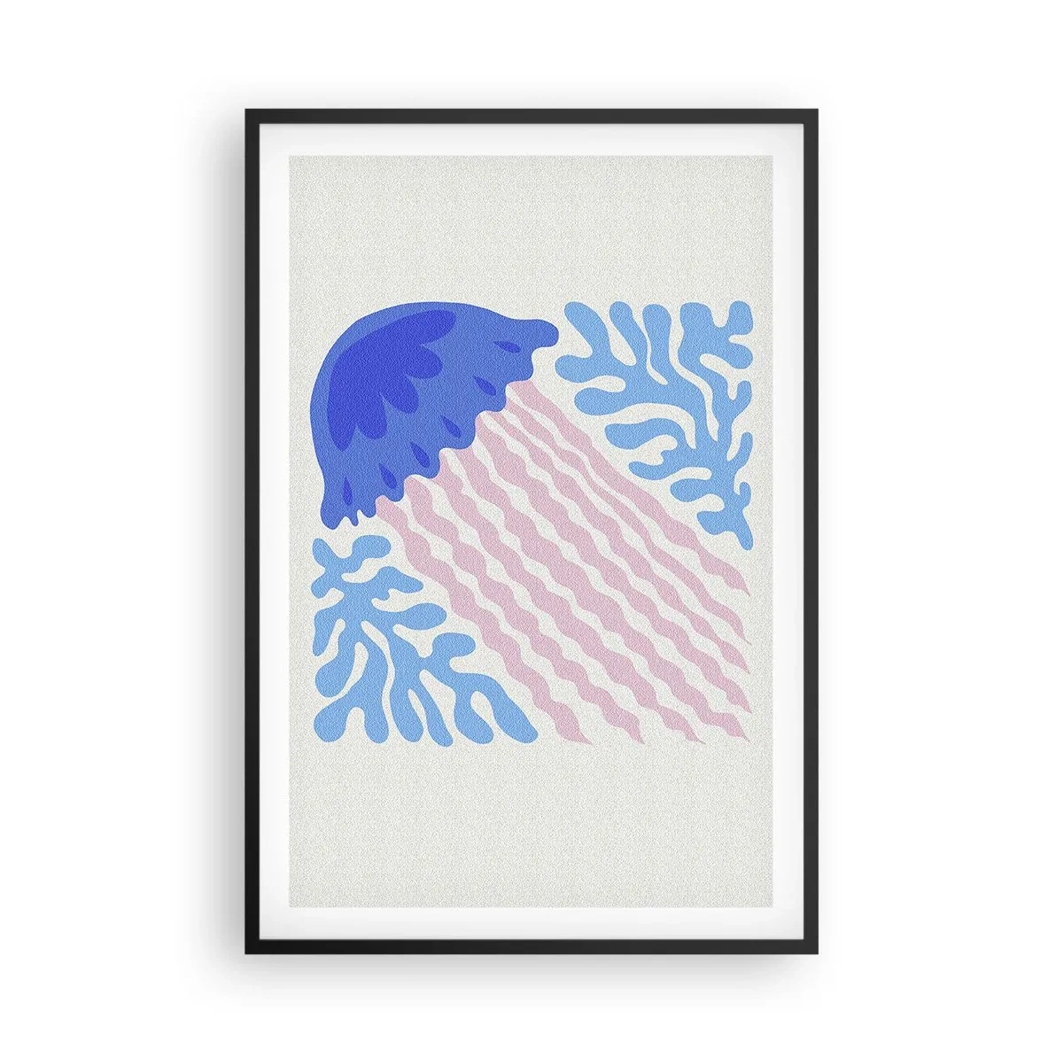 Plakat i sort ramme - Som fra en anden verden - 61x91 cm