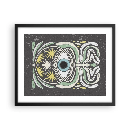 Plakat i sort ramme - Stammeritualer - 50x40 cm