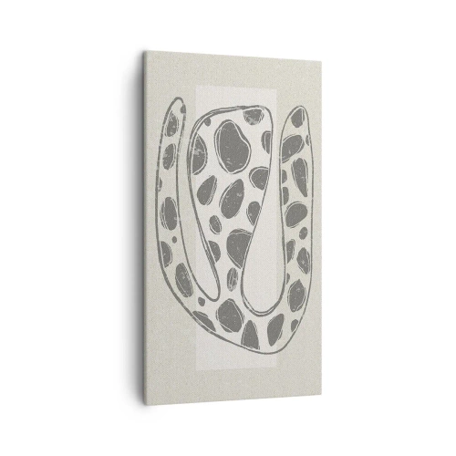 Lærredstryk - Billede på lærred - Bizart væsen - 45x80 cm