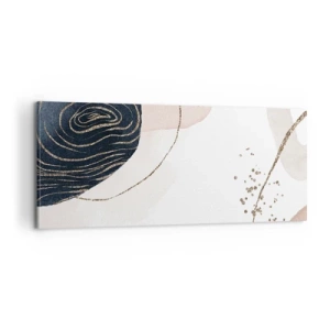 Lærredstryk - Billede på lærred - Alt flyder - 100x40 cm