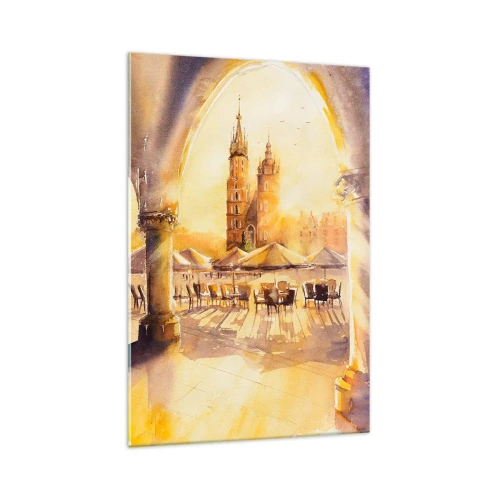 Billede på glas - Øst over markedet i Kraków - 70x100 cm