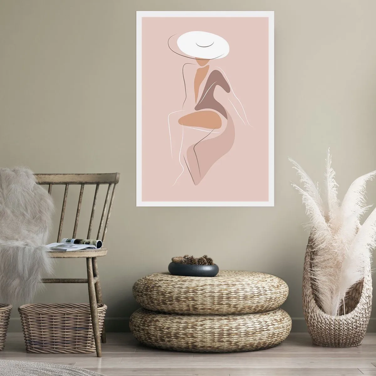 Plakat - En dame, der skal være - 30x40 cm