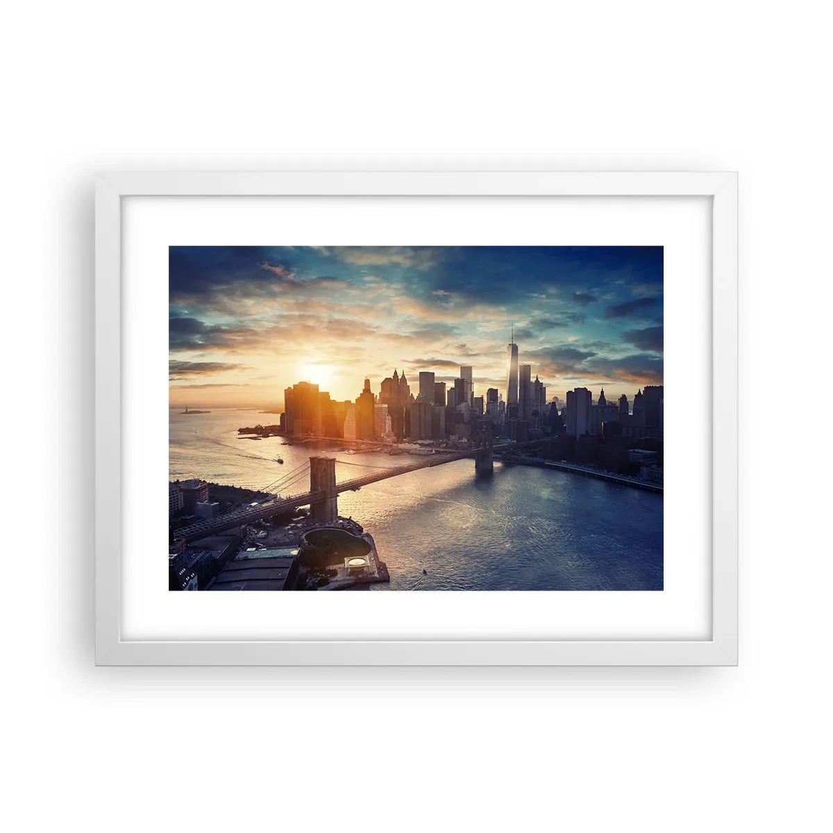 Plakat i hvid ramme - Et monument til vestlig kultur - 40x30 cm