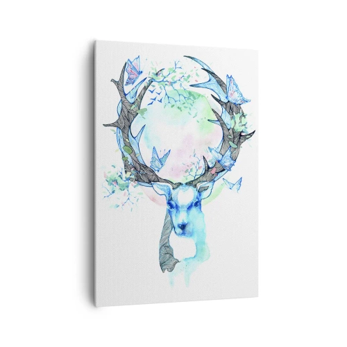 Lærredstryk - Billede på lærred - Naturens styrke og følsomhed - 70x100 cm