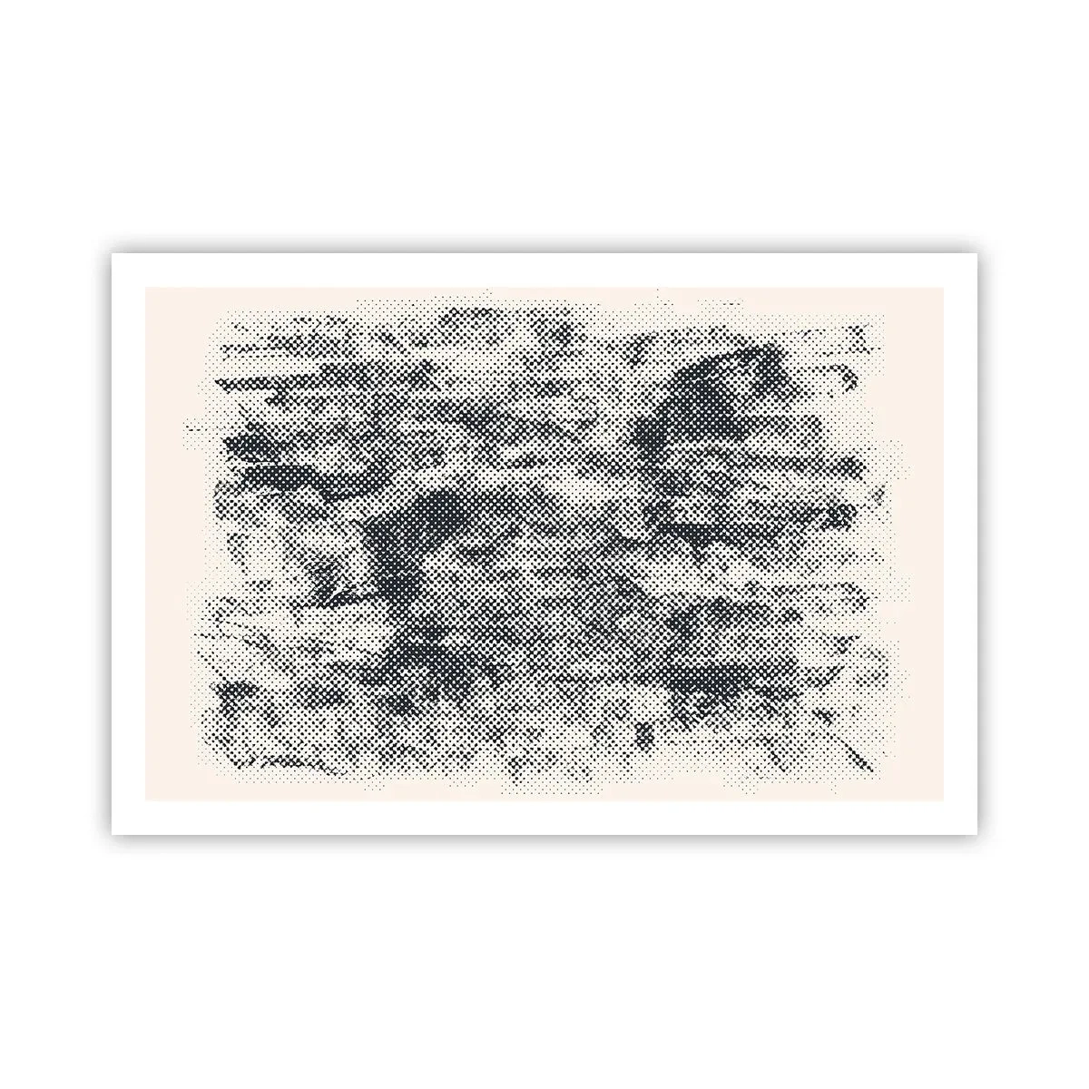 Plakat - Tågeagtig sammensætning - 91x61 cm