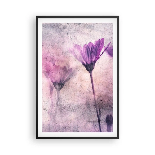 Plakat i sort ramme - En drøm af blomster - 61x91 cm
