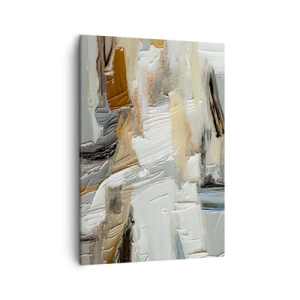 Lærredstryk - Billede på lærred - Farverige lagdelinger - 50x70 cm