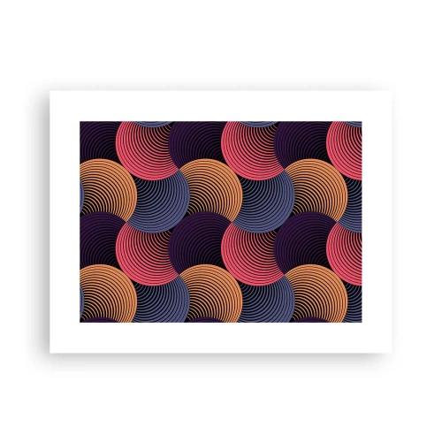 Plakat - I en cirkulær rytme - 40x30 cm