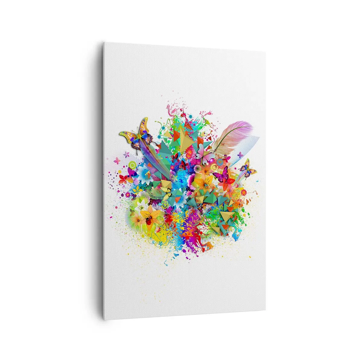 Lærredstryk - Billede på lærred - En buket af glæde - 80x120 cm