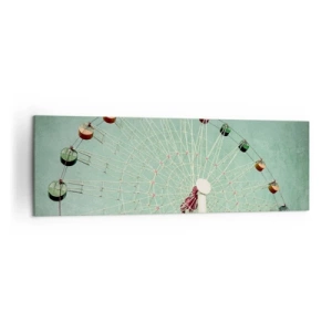 Lærredstryk - Billede på lærred - Vi inviterer dig til at lege - 160x50 cm