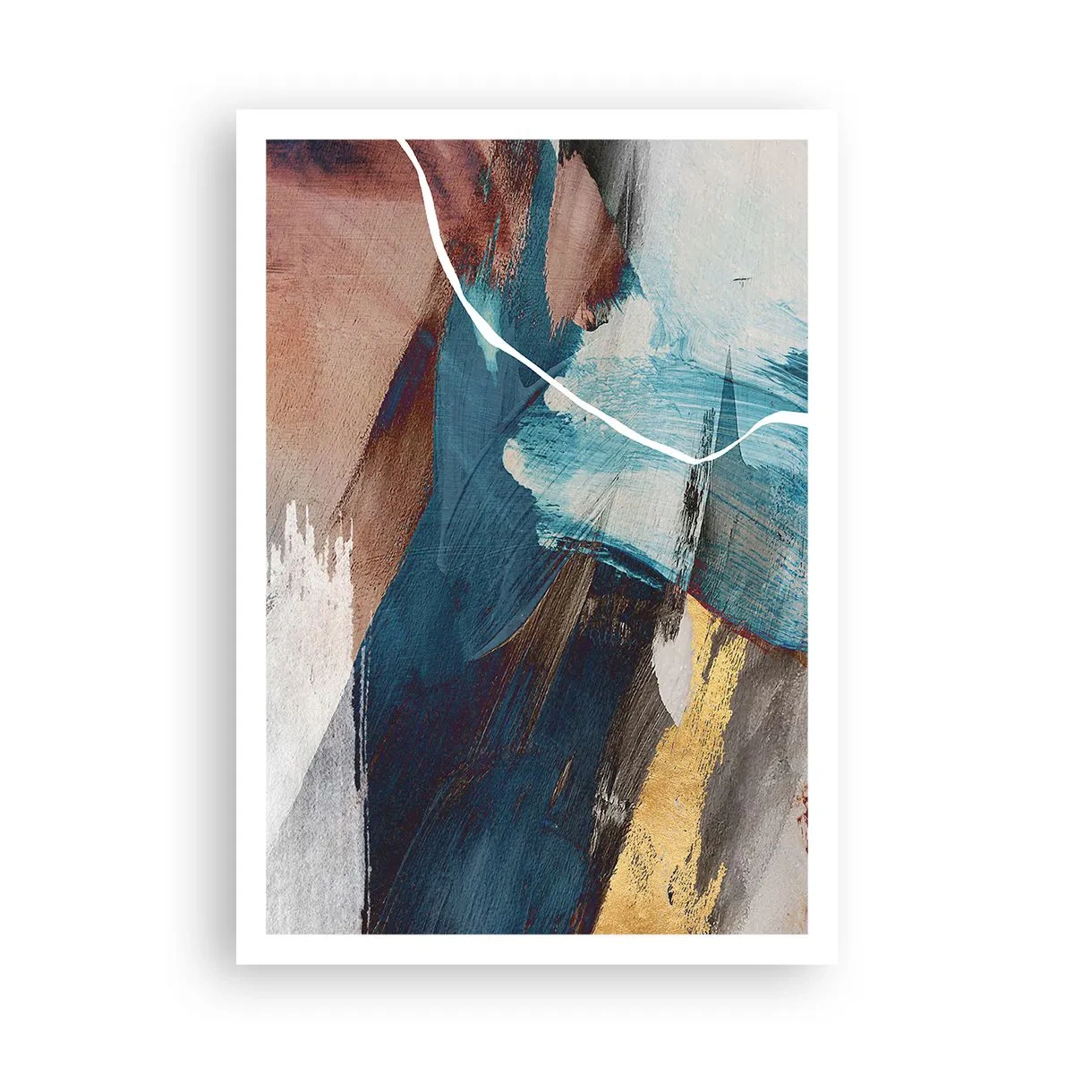 Plakat - Med flair og energi - 70x100 cm