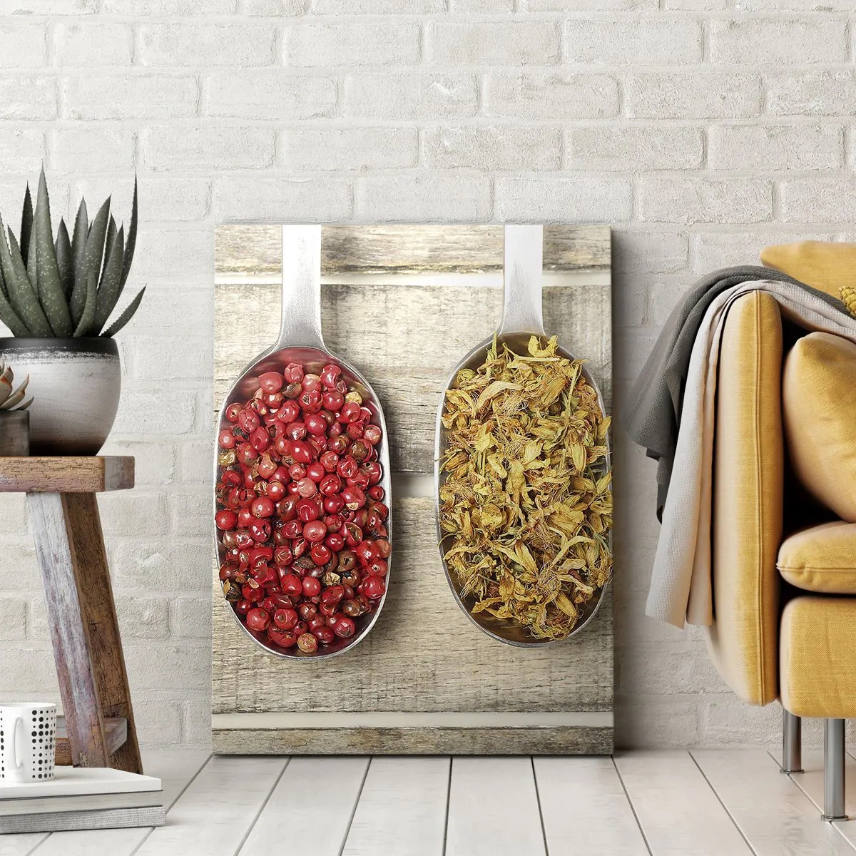 Lærredstryk - Billede på lærred - Magi i køkkenet - 50x70 cm