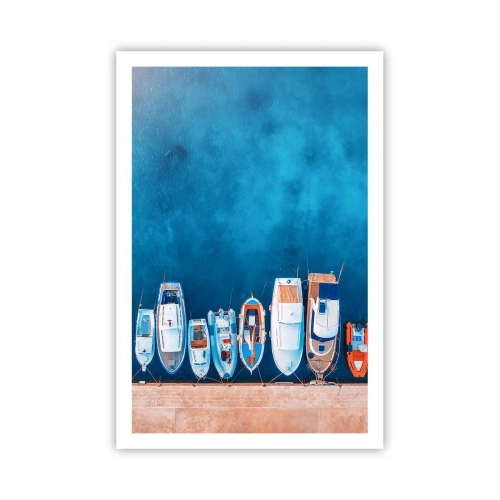 Plakat - I én række - 61x91 cm