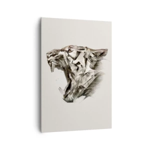 Lærredstryk - Billede på lærred - Du ved allerede, hvem der har ansvaret - 70x100 cm