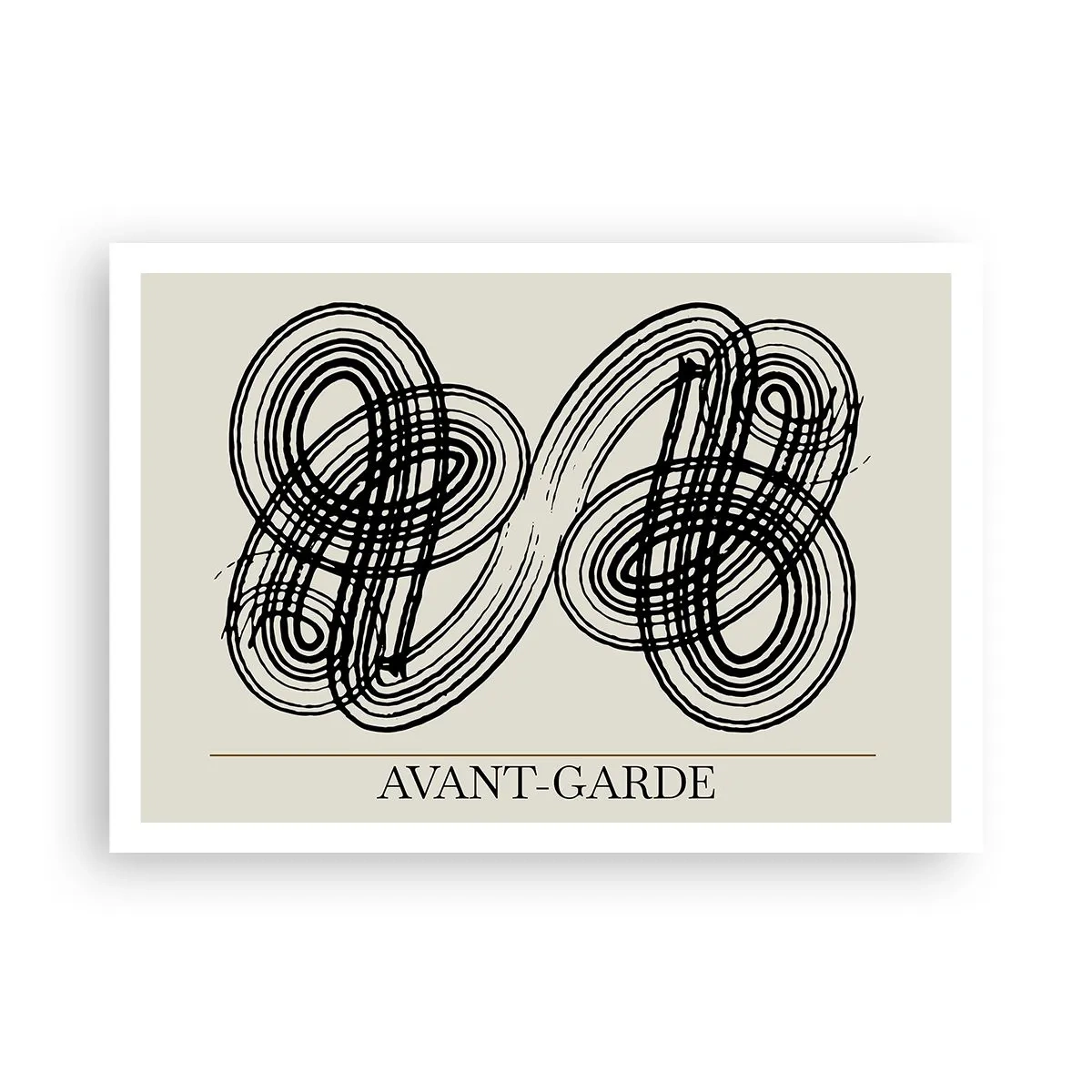 Plakat - Det kom ud spontant - 100x70 cm