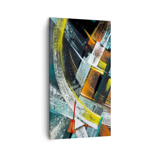 Lærredstryk - Billede på lærred - Bevægelsesenergi - 45x80 cm