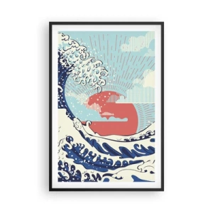 Plakat i sort ramme - Fra japanske inspirationer - 61x91 cm
