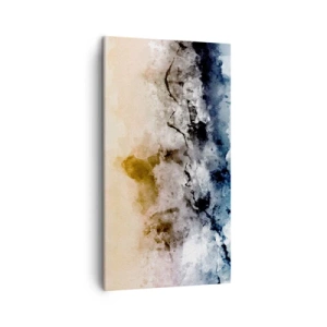 Lærredstryk - Billede på lærred - Sænket i en tågesvirvel - 45x80 cm