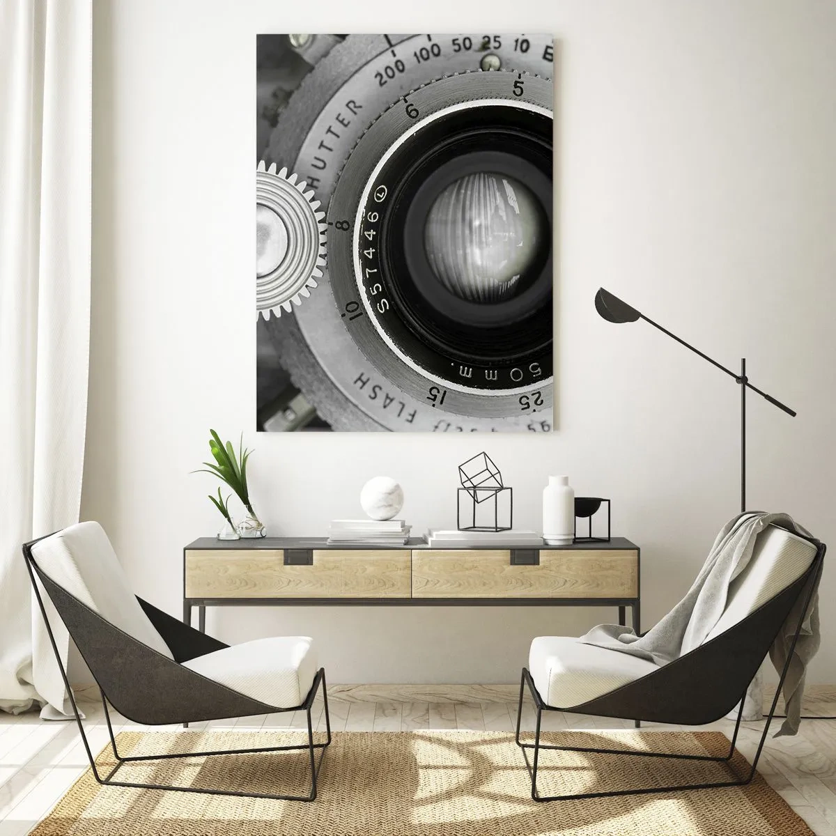 Billede på glas - Historien om Hollywood - 50x70 cm