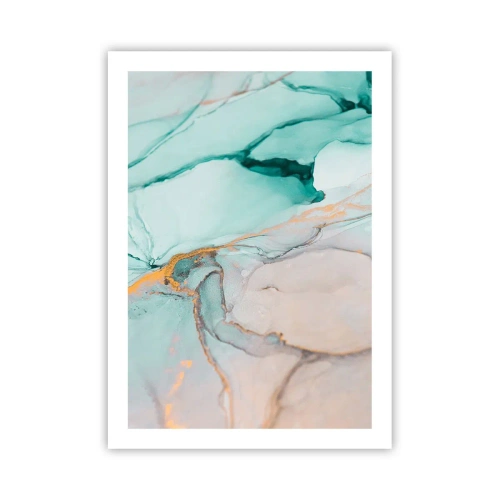 Plakat - Dans af former og farver - 50x70 cm