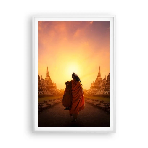 Plakat i hvid ramme - I fred for evigt - 70x100 cm