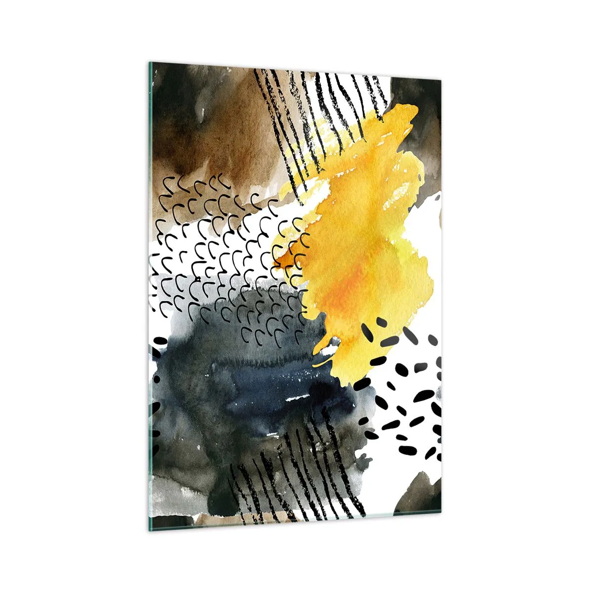 Billede på glas - Et møde mellem elementerne - 50x70 cm