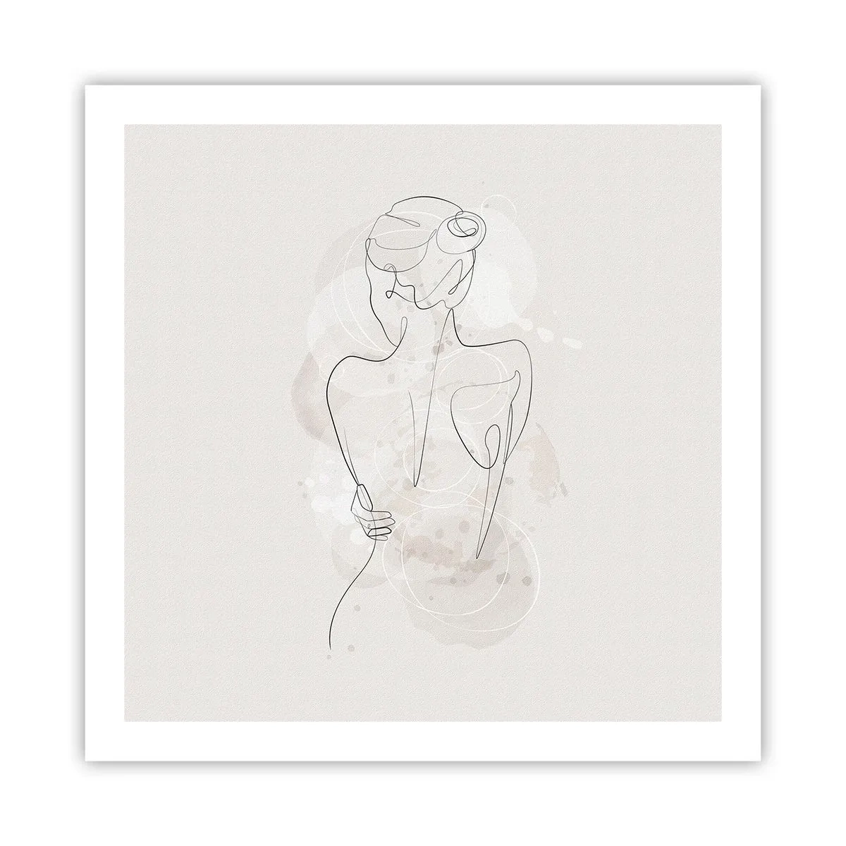 Plakat - Som et følsomt instrument - 60x60 cm