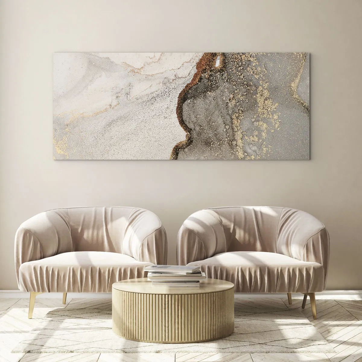 Billede på glas - På farvegrænsen - 100x40 cm