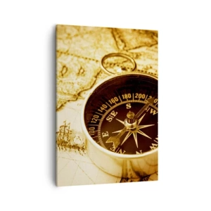 Lærredstryk - Billede på lærred - Øst eller vest? - 50x70 cm