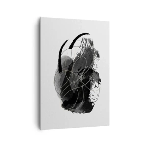 Lærredstryk - Billede på lærred - Kom frem fra det sorte - 70x100 cm