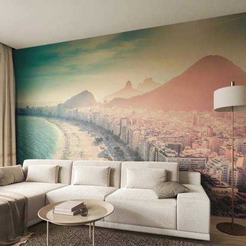 Fototapet Premium Sand - Evig ferie i Rio - Kyst, Rio de Janeiro, Strand - 300x210 cm