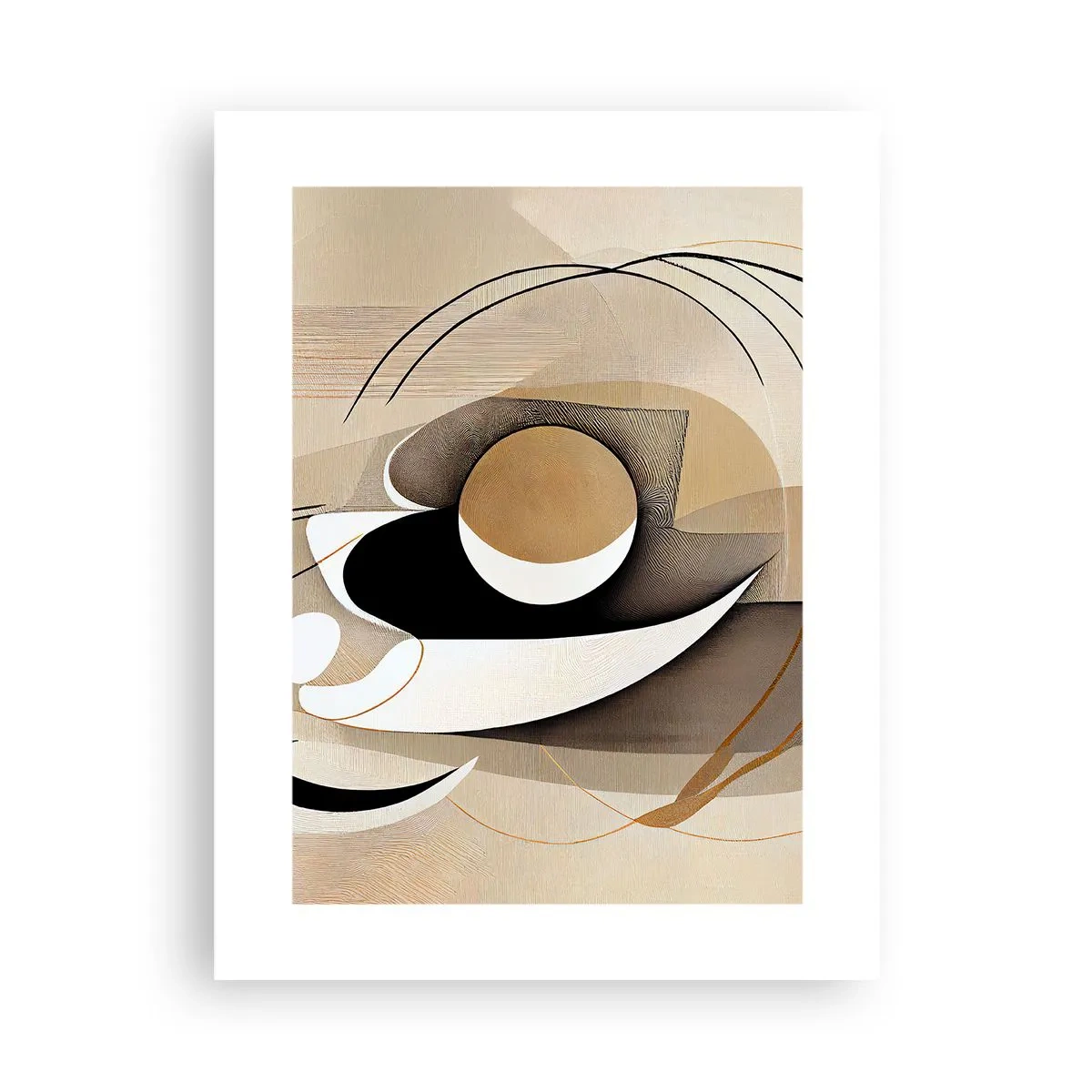 Plakat - Komposition: essensen af ting - 30x40 cm