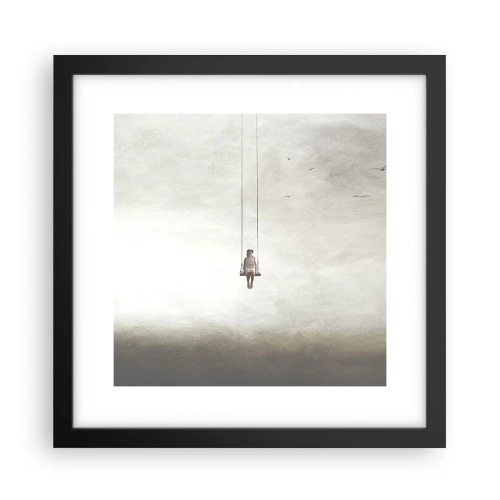 Plakat i sort ramme - Barnet i os selv - 30x30 cm