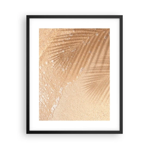 Plakat i sort ramme - Skyggen af en varm sommer - 40x50 cm