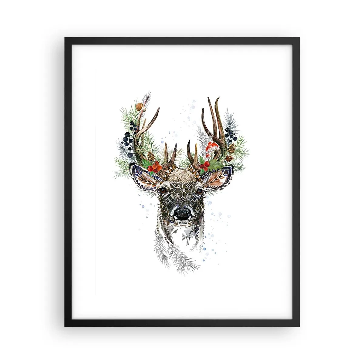 Plakat i sort ramme - I festlig påklædning - 40x50 cm